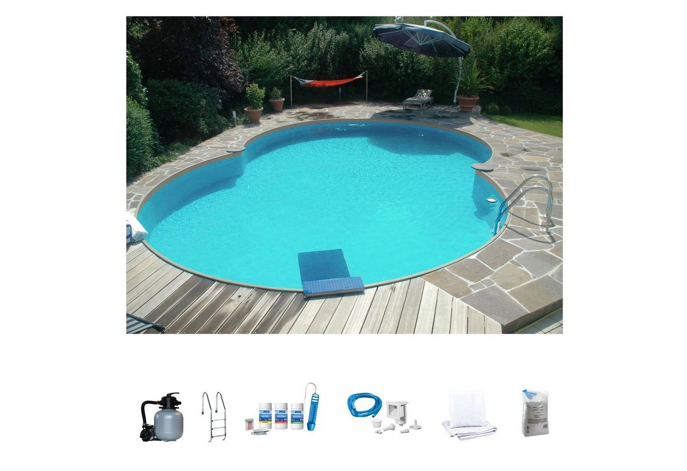 my POOL BWT Achtformpool (Set, 7-tlg), BxLxH: 300x470x120 cm von my POOL BWT