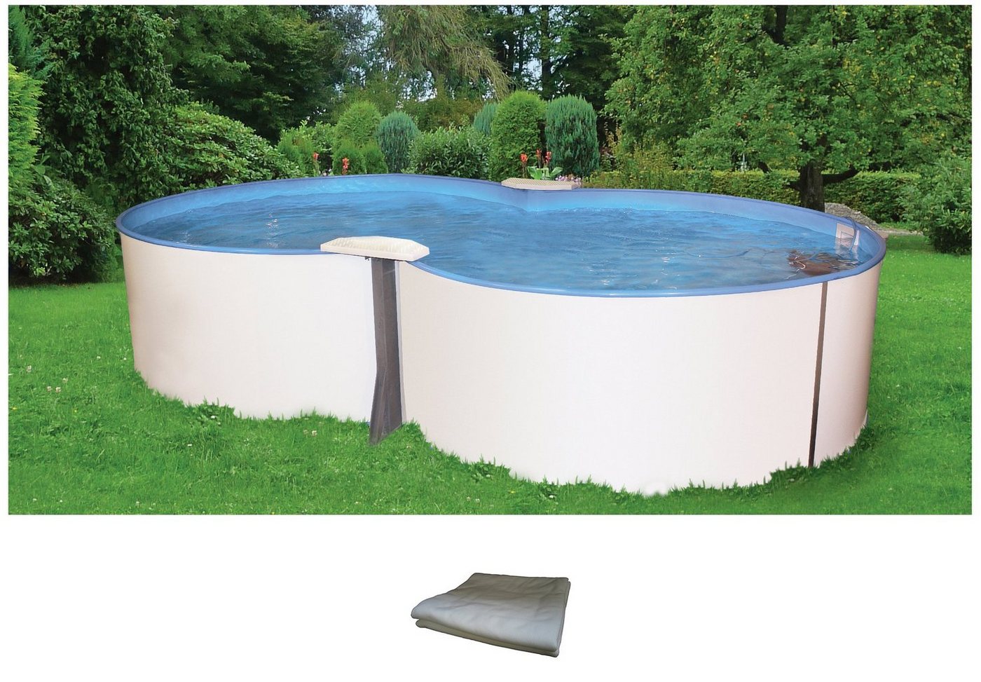 my POOL BWT Achtformpool Premium (Set), 2-tlg., BxLxH: 320x525x135 cm von my POOL BWT