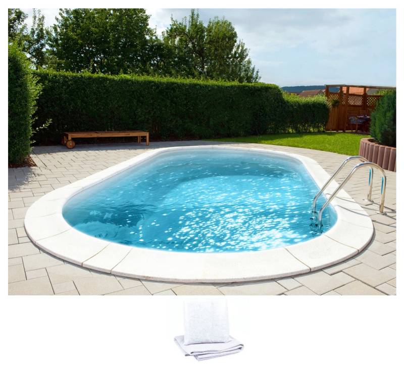 my POOL BWT Ovalpool PREMIUM mit sandfarbener Innenfolie (Set, 2-tlg), Höhe 120 cm, in verschiedenen Größen von My Pool Bwt