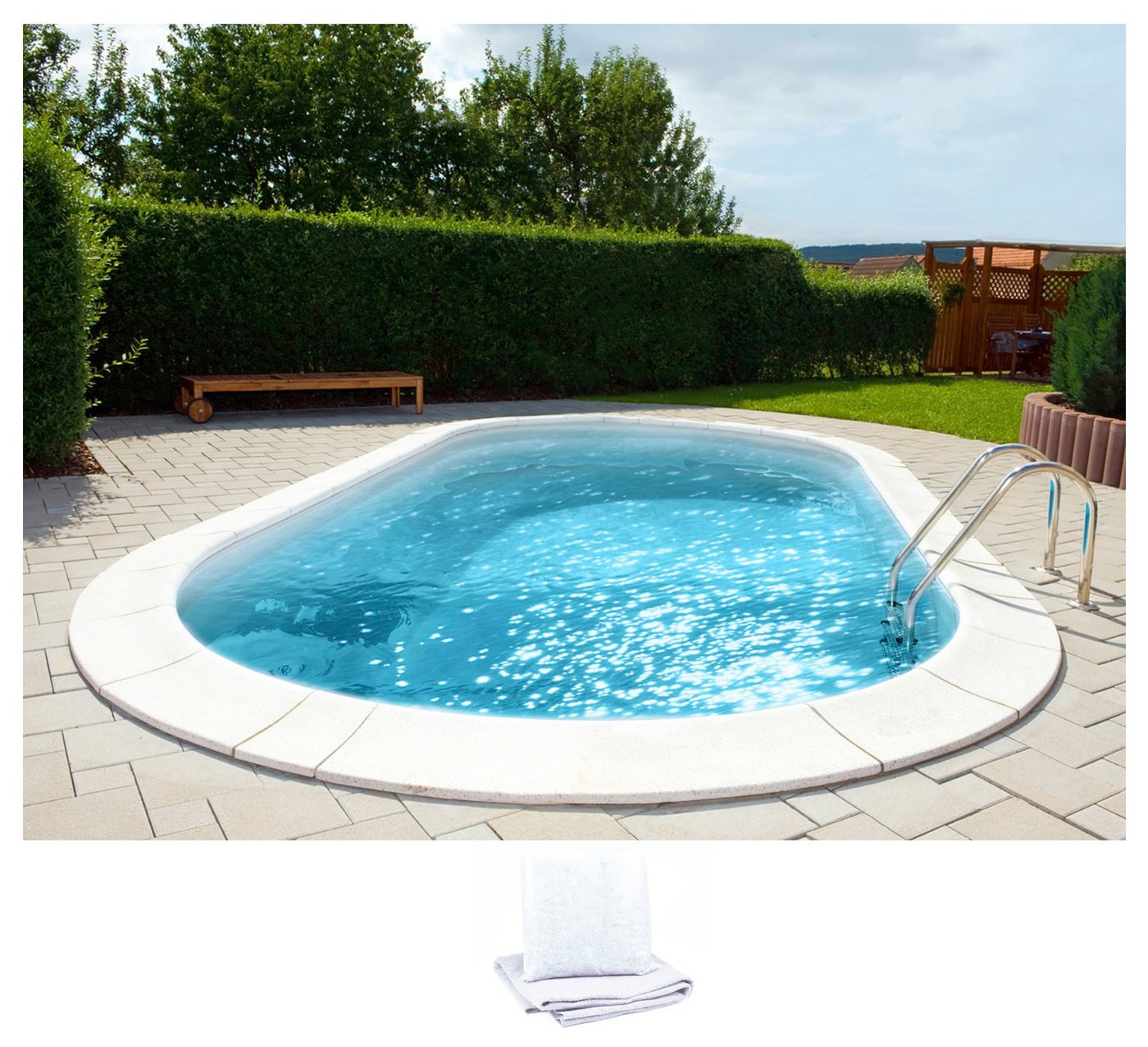 my POOL BWT Ovalpool (Set, 2-tlg), BxLxH: 360x623x120 cm von my POOL BWT