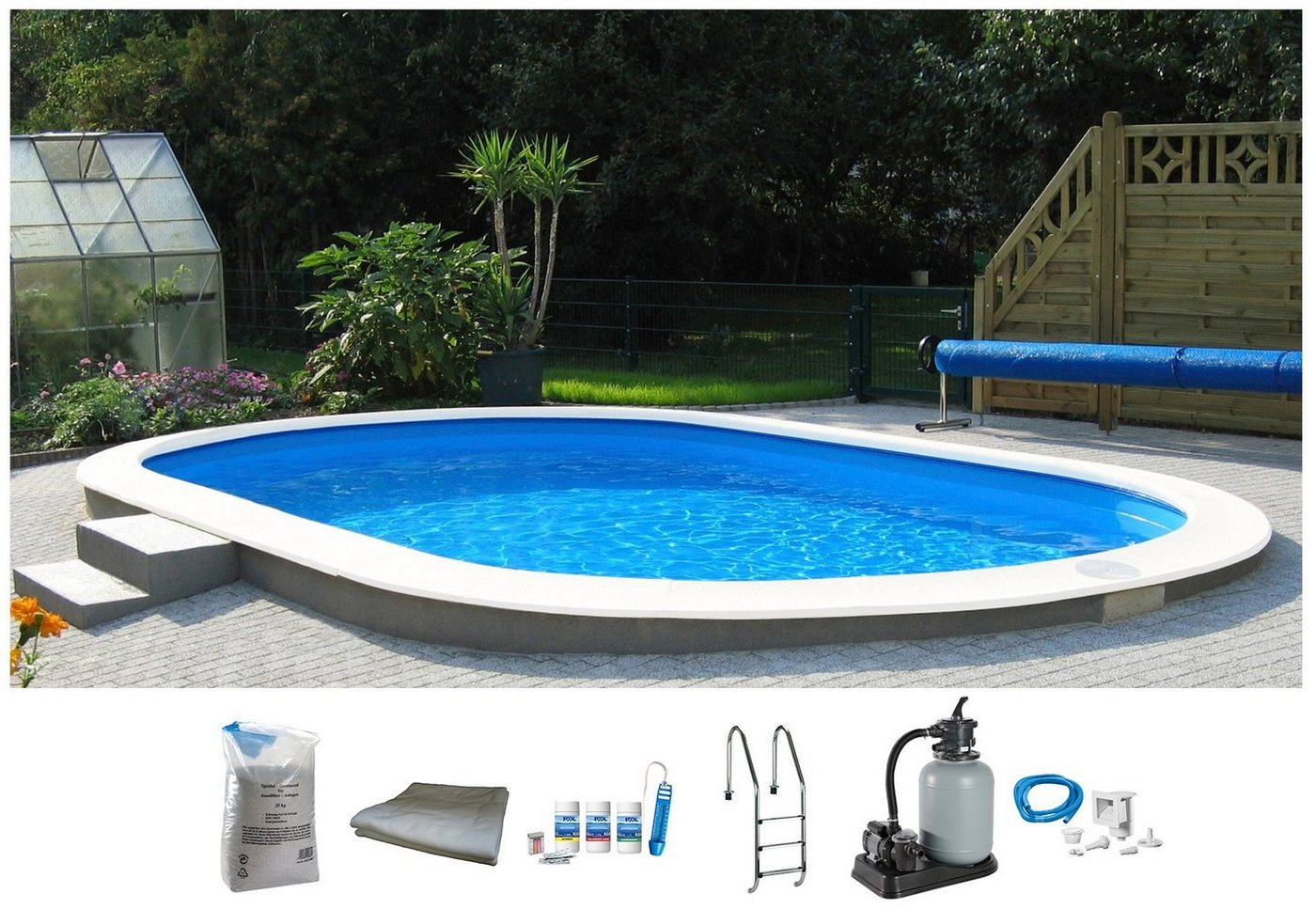 my POOL BWT Ovalpool Premium (Set), 7-tlg., BxLxH: 360x623x150 cm von my POOL BWT