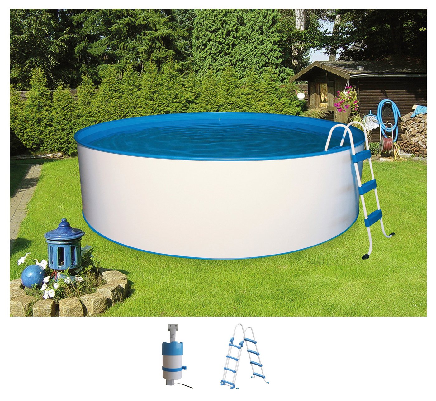 my POOL BWT Rundpool (Set, 3-tlg), ØxH: 460x110 cm von my POOL BWT