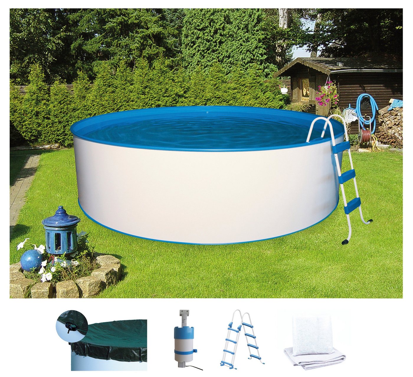 my POOL BWT Rundpool (Set, 5-tlg), ØxH: 450x120 cm von my POOL BWT