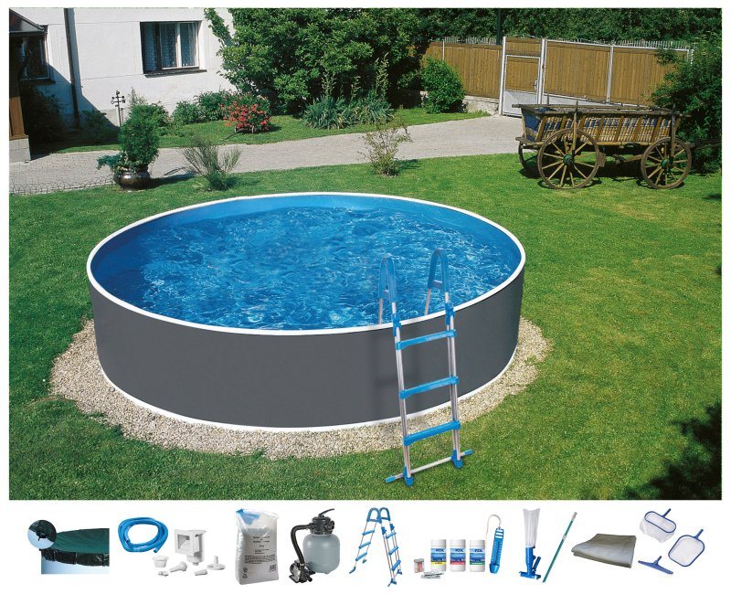 my POOL BWT Rundpool Standard (Set), 5-tlg., ØxH: 400x90 cm von my POOL BWT