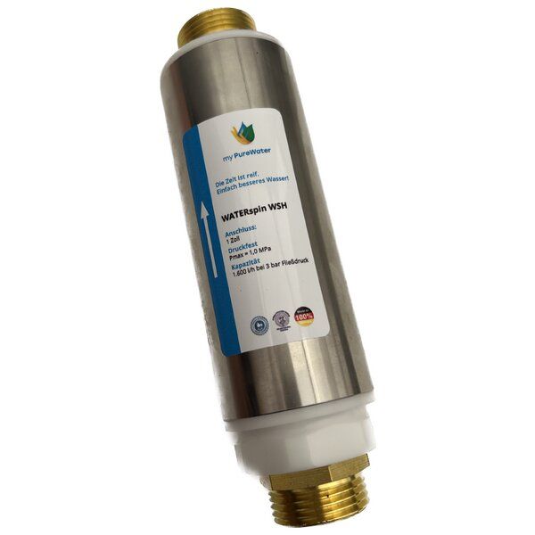 my PureWater Anti-Kalk & Keimschutz OHNE Filterwechsel im 1-/2-Familienhaus WATERspin WSH von my PureWater