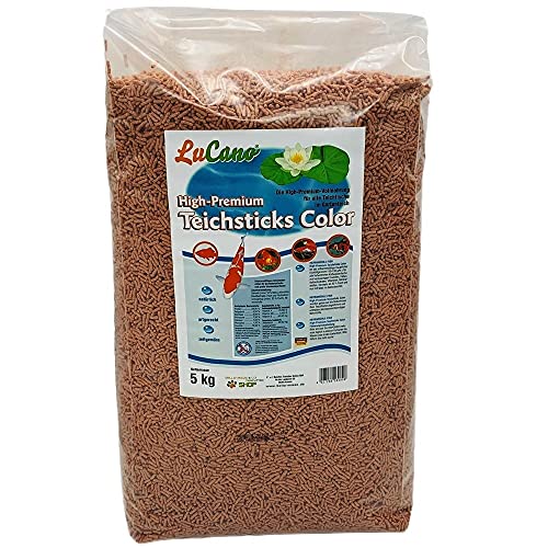 LuCano 5 kg Teichsticks Color High-Premium Fischfutter | Teich Sticks Mischung für gesunde und farbenfrohe Fische LuCano 5 kg Teichsticks Color High-Premium Fischfutter | Teich Sticks Mischung für gesunde und farbenfrohe Fische von LuCano