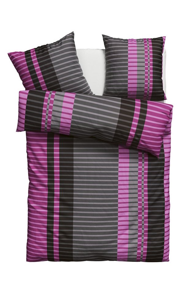 my home Bettwäsche Philine, Linon, 2 teilig, mit modernen Streifen, Bettwäsche aus Baumwolle, ab Gr. 135x200 cm my home Bettwäsche Philine, Linon, 2 teilig, mit modernen Streifen, Bettwäsche aus Baumwolle, ab Gr. 135x200 cm von my home