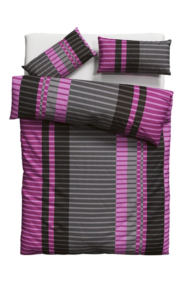 my home Bettwäsche Philine, Linon, 2 teilig, mit modernen Streifen, Bettwäsche aus Baumwolle, ab Gr. 135x200 cm my home Bettwäsche Philine, Linon, 2 teilig, mit modernen Streifen, Bettwäsche aus Baumwolle, ab Gr. 135x200 cm von my home