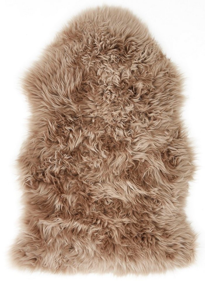 my home Fellteppich Mareile, rechteckig, Höhe: 50 mm, echtes Lammfell, Uni-Farben, besonders weich, echter Kuschelteppich von my home