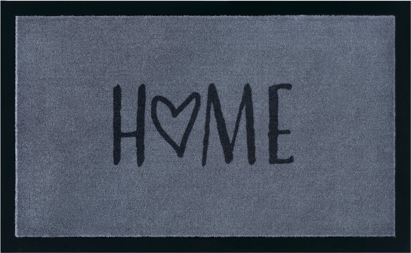 Fußmatte Magne, my home, rechteckig, Höhe: 5 mm, mit Spruch, Schrift Design, waschbar, robust, pflegeleicht, rutschfest von my home