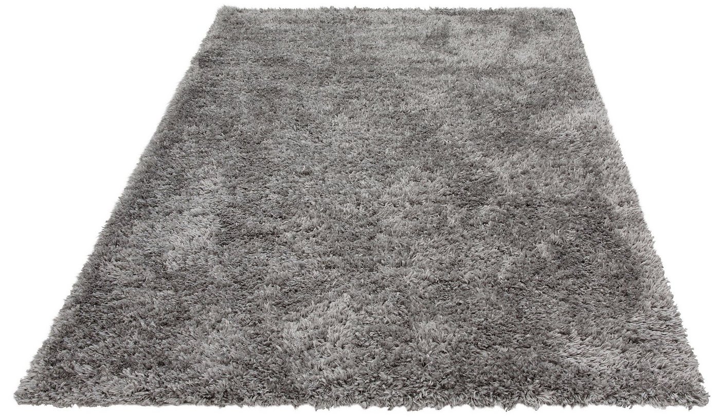 Hochflor-Teppich Boldo, my home, rechteckig, Höhe: 50 mm, besonders weich durch Microfaser, Shaggy Teppich von my home