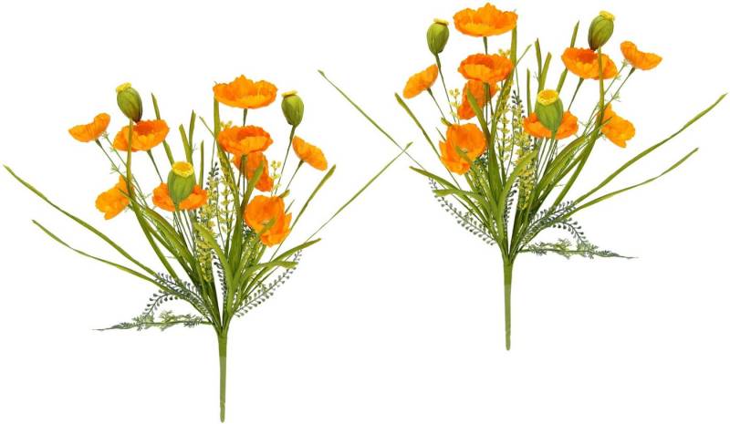 Kunstblume Mohnblumen, my home, Höhe 47 cm, 2er Set von my home