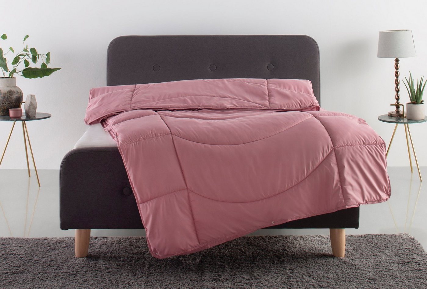 my home Microfaserbettdecke Microlux, Bettdecke 135x200 cm, 155x220 cm, 200x200 cm, Füllung: Polyester (3D-Klimafaser), Bezug: Polyester (Microfaser-Feinbatist), Bettdecken in 4 Farben, Sommer, Winter, 4 Jahreszeiten, Decke my home Microfaserbettdecke Microlux, Bettdecke 135x200 cm, 155x220 cm, 200x200 cm, Füllung: Polyester (3D-Klimafaser), Bezug: Polyester (Microfaser-Feinbatist), Bettdecken in 4 Farben, Sommer, Winter, 4 Jahreszeiten, Decke von my home