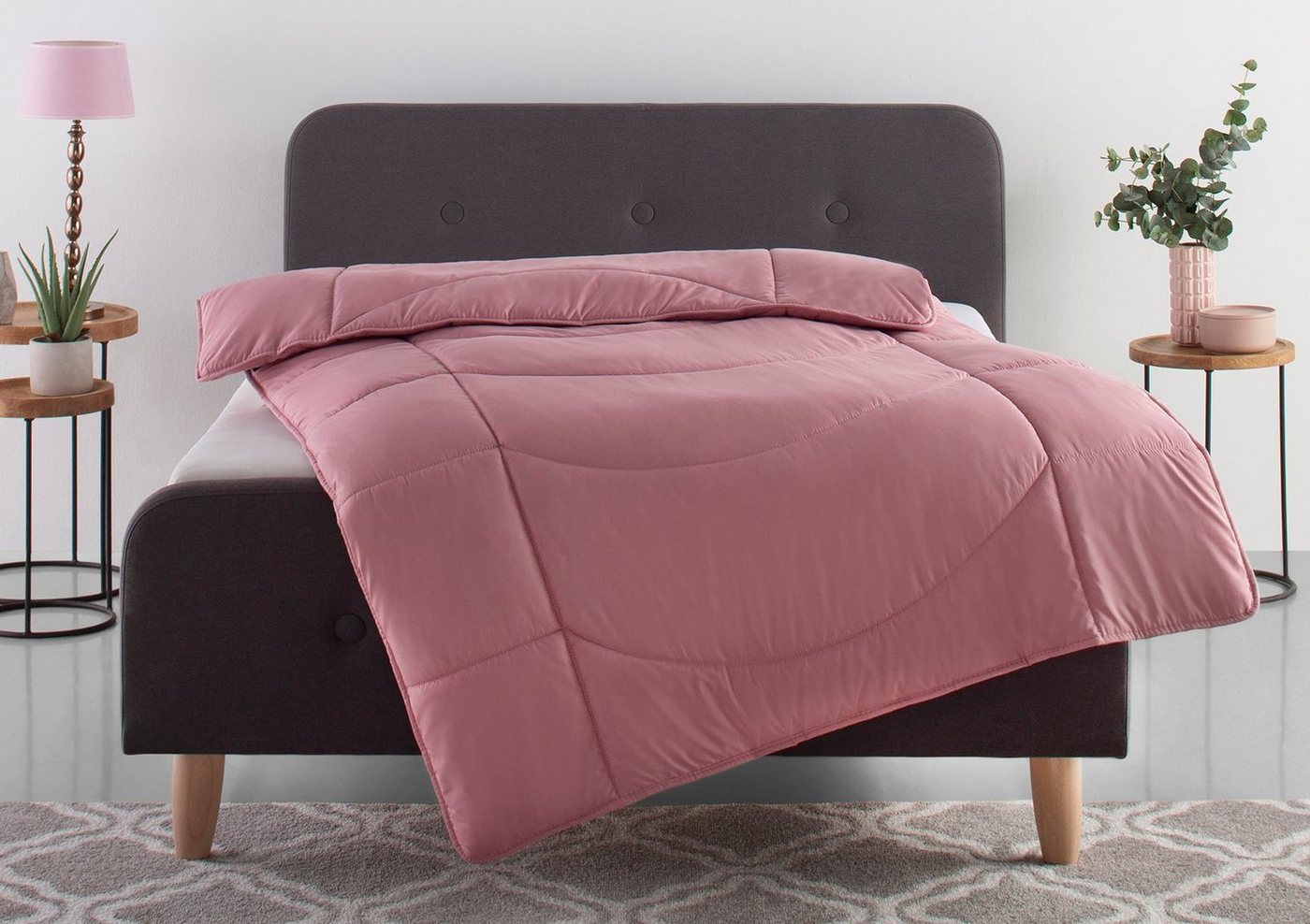 my home Microfaserbettdecke Microlux, Bettdecke 135x200 cm, 155x220 cm, 200x200 cm, Füllung: Polyester (3D-Klimafaser), Bezug: Polyester (Microfaser-Feinbatist), Bettdecken in 4 Farben, Sommer, Winter, 4 Jahreszeiten, Decke my home Microfaserbettdecke Microlux, Bettdecke 135x200 cm, 155x220 cm, 200x200 cm, Füllung: Polyester (3D-Klimafaser), Bezug: Polyester (Microfaser-Feinbatist), Bettdecken in 4 Farben, Sommer, Winter, 4 Jahreszeiten, Decke von my home