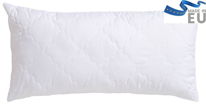 my home Microfaserkissen MAILO, Füllung: Aufschüttelbare Faserbällchen aus Polyester-Regenerat, Bezug: Microfaser-Feinbatist uni, Bauchschläfer, Seitenschläfer, Kissen 40x80 & 80x80 erhältlich von my home