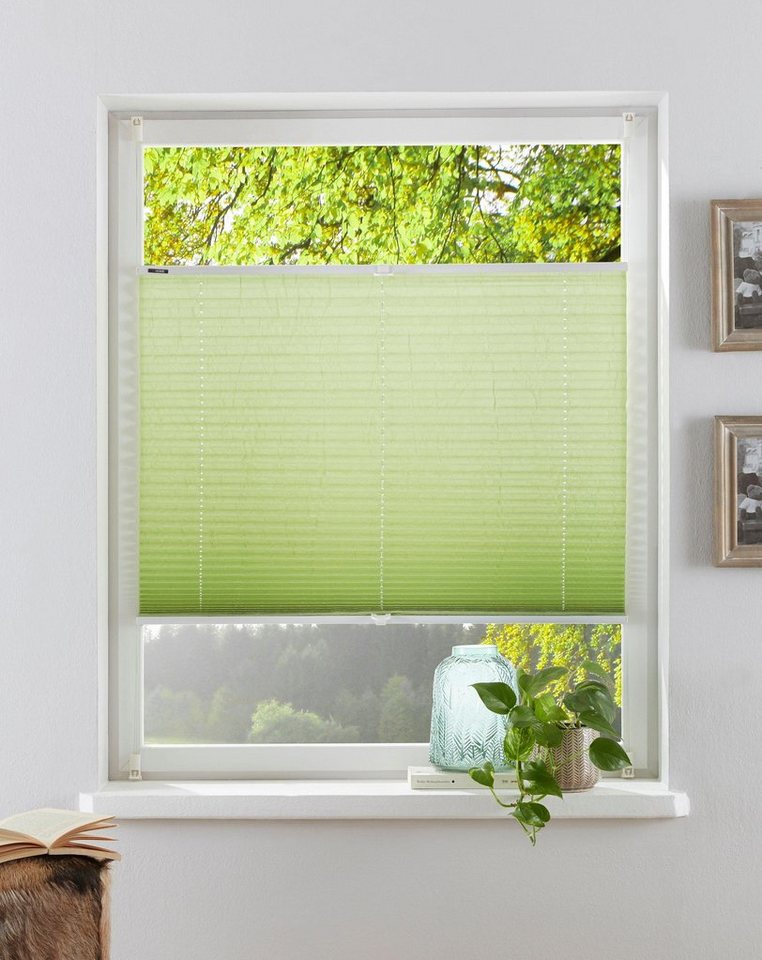 OTTO home Plissee DAHRA - in Crush-Optik, Lichtschutz, ohne Bohren, verspannt, Klemmfix, Fixmaß, Bestseller mit über 5500 4,5-Sterne-Bewertungen, Klemmträger OTTO home Plissee DAHRA - in Crush-Optik, Lichtschutz, ohne Bohren, verspannt, Klemmfix, Fixmaß, Bestseller mit über 5500 4,5-Sterne-Bewertungen, Klemmträger von OTTO home