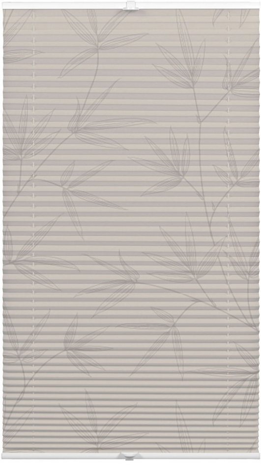 OTTO home Plissee Dekor Bamboo Moonbeam grau, blickdicht, ohne Bohren, verspannt, Klemmfix, Klemmträger mit Feststellschraube, blickdicht OTTO home Plissee Dekor Bamboo Moonbeam grau, blickdicht, ohne Bohren, verspannt, Klemmfix, Klemmträger mit Feststellschraube, blickdicht von OTTO home