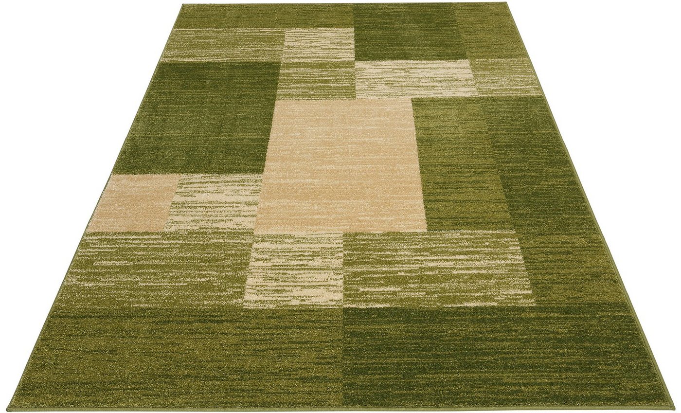 Teppich Melvin, my home, rechteckig, Höhe: 8 mm, schön weich, flacher Teppich Karo-Muster von my home