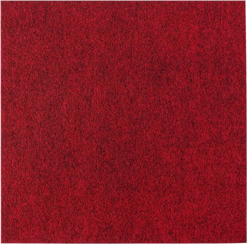 Andiamo Teppichfliese Abbo, selbstklebend, quadratisch, Höhe: 4 mm, Bodenschutz, quadaratisch 40x40 cm, 25er Set, 50er Set, 100er Set von Andiamo