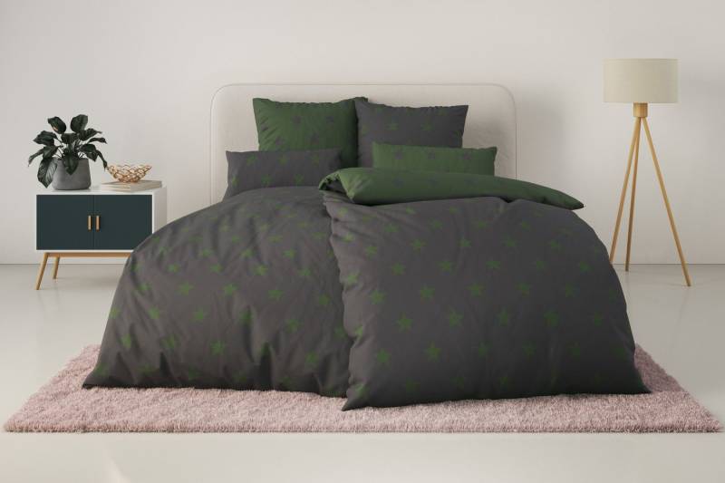 my home Wendebettwäsche STELLA, Linon, 2 teilig, Bettwäsche mit Sternen, Weihnachten, Winter my home Wendebettwäsche STELLA, Linon, 2 teilig, Bettwäsche mit Sternen, Weihnachten, Winter von my home