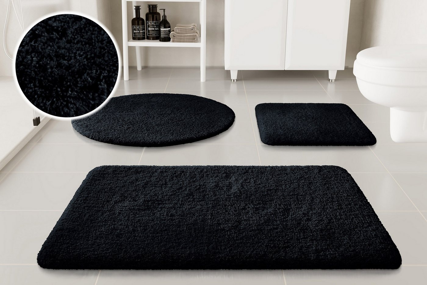 OTTO home Badematte Kaarin, Höhe 30 mm, rutschhemmend beschichtet, schnell trocknend, Polyester, rechteckig, Badteppich, getuftet, flauschig, hochflor, große Farbauswahl OTTO home Badematte Kaarin, Höhe 30 mm, rutschhemmend beschichtet, schnell trocknend, Polyester, rechteckig, Badteppich, getuftet, flauschig, hochflor, große Farbauswahl von OTTO home