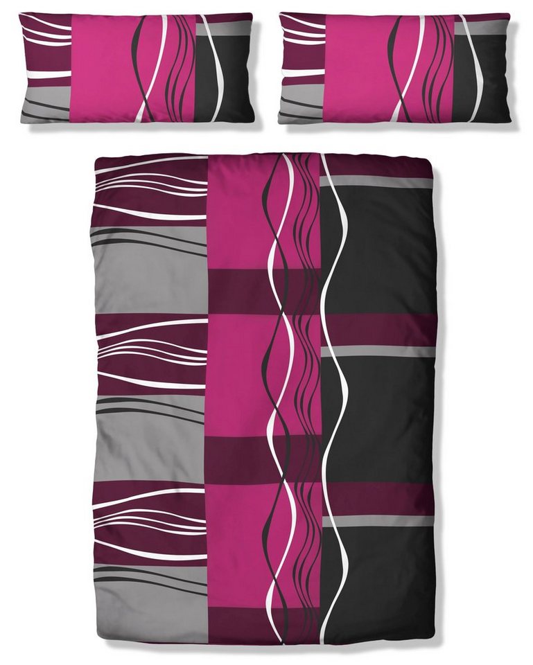 my home Bettwäsche Kelian, Polycotton recycelt, 2 teilig, in verschiedenen Qualitäten, gemusterte Bettwäsche my home Bettwäsche Kelian, Polycotton recycelt, 2 teilig, in verschiedenen Qualitäten, gemusterte Bettwäsche von my home