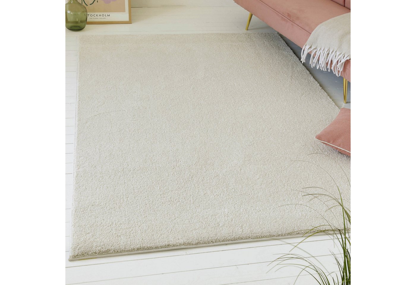 OTTO home Hochflor-Teppich Yvaine, auch als Läufer erhältlich, rechteckig, Höhe: 25 mm, Langflor, Shaggy, dichter weicher Hochflor, meliert, Wohnzimmer OTTO home Hochflor-Teppich Yvaine, auch als Läufer erhältlich, rechteckig, Höhe: 25 mm, Langflor, Shaggy, dichter weicher Hochflor, meliert, Wohnzimmer von OTTO home