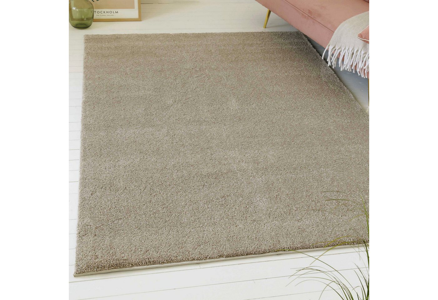 OTTO home Hochflor-Teppich Yvaine, auch als Läufer erhältlich, rechteckig, Höhe: 25 mm, Langflor, Shaggy, dichter weicher Hochflor, meliert, Wohnzimmer OTTO home Hochflor-Teppich Yvaine, auch als Läufer erhältlich, rechteckig, Höhe: 25 mm, Langflor, Shaggy, dichter weicher Hochflor, meliert, Wohnzimmer von OTTO home