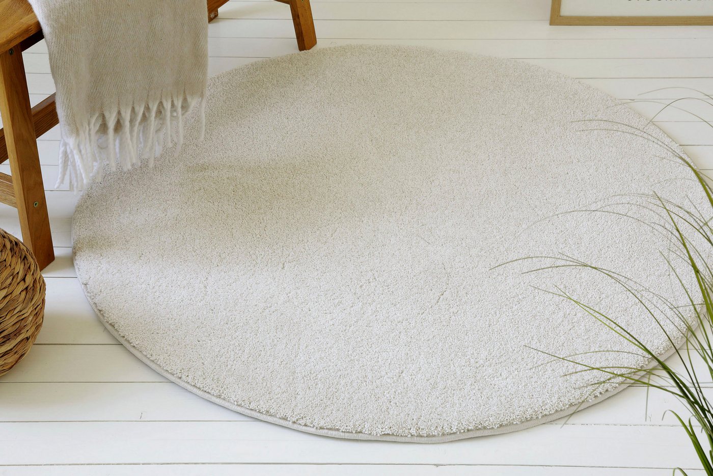OTTO home Hochflor-Teppich Yvaine, rund, Höhe: 25 mm, Langflor, Shaggy, dichter weicher Hochflor, meliert, Wohnzimmer OTTO home Hochflor-Teppich Yvaine, rund, Höhe: 25 mm, Langflor, Shaggy, dichter weicher Hochflor, meliert, Wohnzimmer von OTTO home