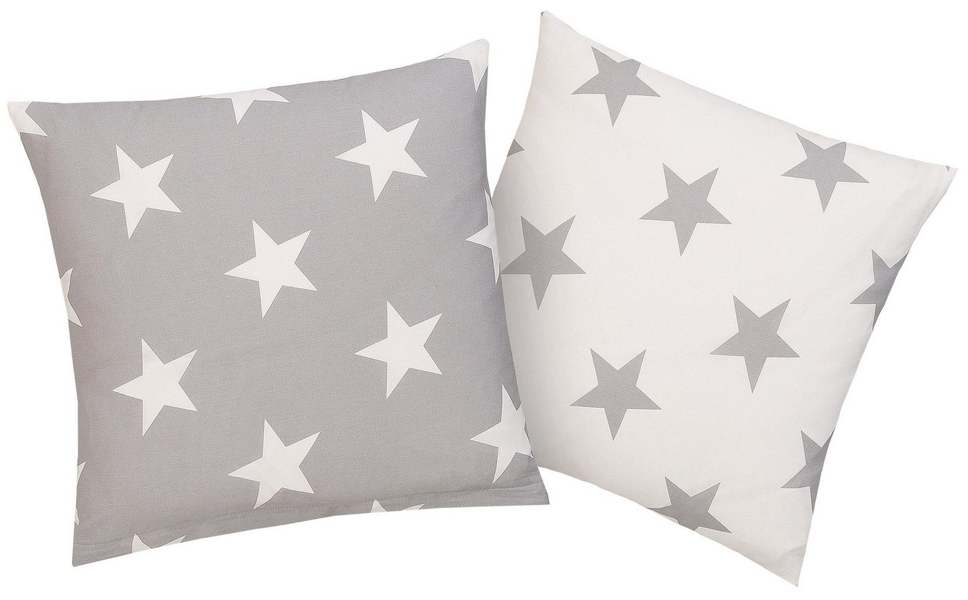 my home Kissenbezüge Stella Kissenhülle mit Sternenmuster, in verschiedenen Größen, (2 Stück) von my home