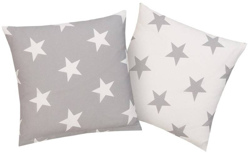 my home Kissenbezüge Stella Kissenhülle mit Sternenmuster, in verschiedenen Größen, (2 Stück) von my home