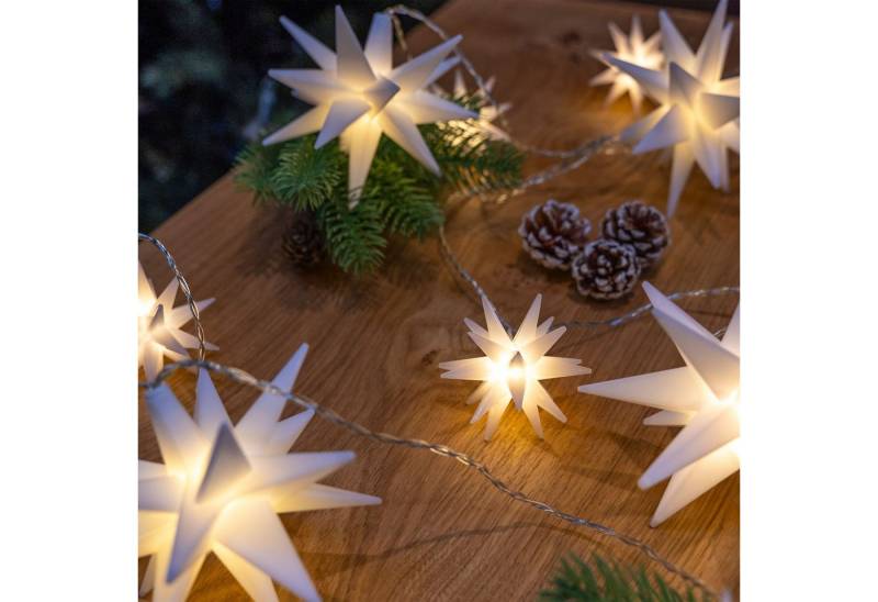 my home LED-Lichterkette Belya, 10-flammig, mit Fernbedienung, einfache Änderung der Funktionen, warmweiß my home LED-Lichterkette Belya, 10-flammig, mit Fernbedienung, einfache Änderung der Funktionen, warmweiß von my home