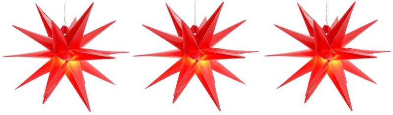 my home LED Stern Weihnachtsstern, Timerfunktion, LED fest integriert, Warmweiß, 3D-Optik, Batteriebetrieb, Ø 25 cm, Weihnachtsdeko aussen my home LED Stern Weihnachtsstern, Timerfunktion, LED fest integriert, Warmweiß, 3D-Optik, Batteriebetrieb, Ø 25 cm, Weihnachtsdeko aussen von my home