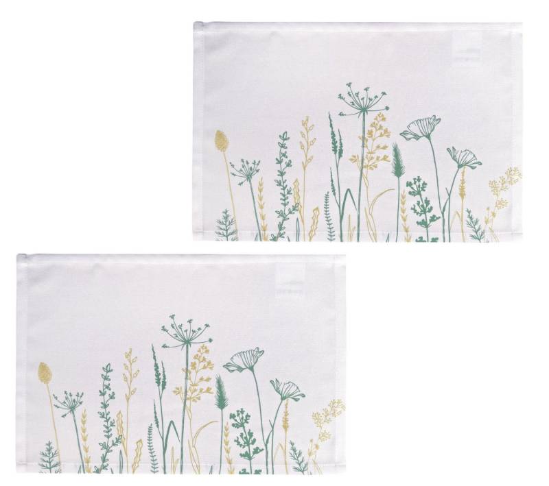 my home Platzset Nérac, (Set, 2-St), 2er Set, basic, bedruckt, pflegeleicht, Esszimmer, Wohnzimmer von my home