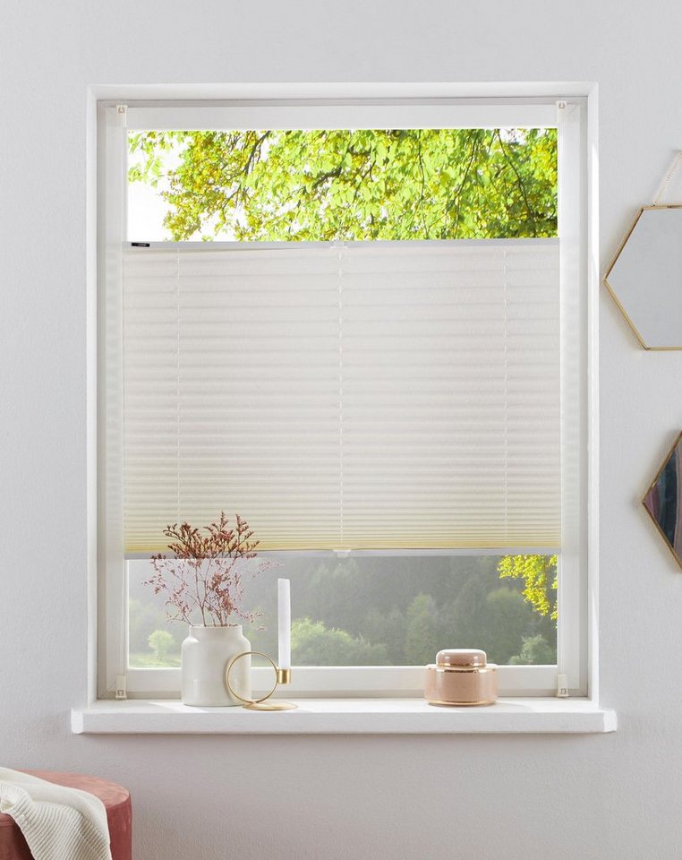 OTTO home Plissee DAHRA - in Crush-Optik, Lichtschutz, ohne Bohren, verspannt, Klemmfix, Fixmaß, Bestseller mit über 5500 4,5-Sterne-Bewertungen, Klemmträger von OTTO home