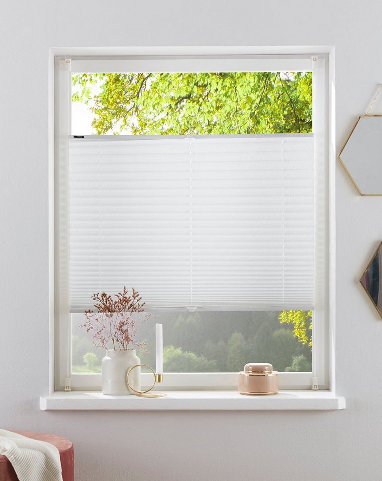 OTTO home Plissee DAHRA - in Crush-Optik, Lichtschutz, ohne Bohren, verspannt, Klemmfix, Fixmaß, Bestseller mit über 5500 4,5-Sterne-Bewertungen, Klemmträger OTTO home Plissee DAHRA - in Crush-Optik, Lichtschutz, ohne Bohren, verspannt, Klemmfix, Fixmaß, Bestseller mit über 5500 4,5-Sterne-Bewertungen, Klemmträger von OTTO home