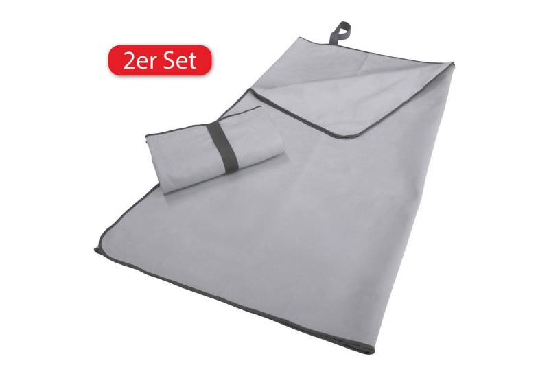 my home Sporthandtuch Elja Reisehandtuch, Strandhandtuch, (2-St), auch als 2er Set erhältlich, schnelltrocknend & saugfähig, Mikrofaser von my home