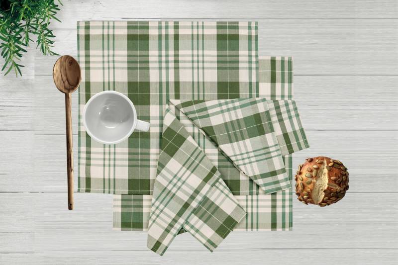 my home Stoffserviette Candise, (4 St), Check Muster von my home