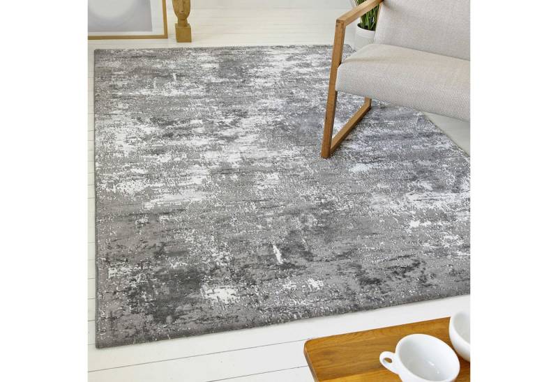 OTTO home Teppich Aeliana, rechteckig, Höhe: 12 mm, weicher Kurzflor, Hoch Tief, Skandi, Vintage, Wohnzimmer, Schlafzimmer von OTTO home