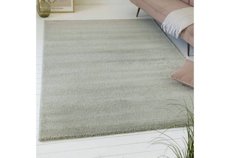 OTTO home Teppich Chanley, rechteckig, Höhe: 13 mm, moderner dichter weicher zeitloser Kurzflorteppich, Wohnzimmer von OTTO home