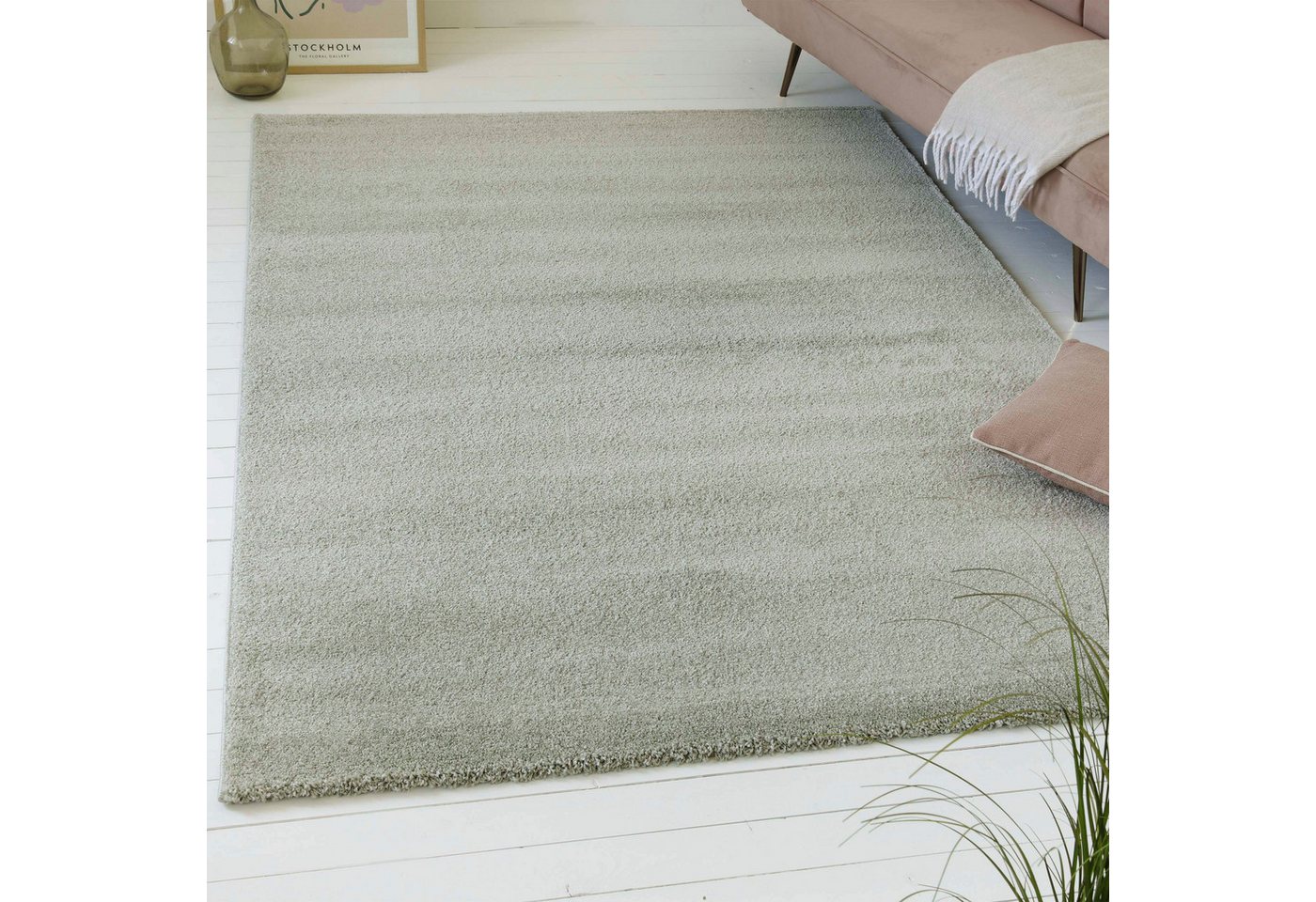 OTTO home Teppich Chanley, rechteckig, Höhe: 13 mm, moderner dichter weicher zeitloser Kurzflorteppich, Wohnzimmer OTTO home Teppich Chanley, rechteckig, Höhe: 13 mm, moderner dichter weicher zeitloser Kurzflorteppich, Wohnzimmer von OTTO home