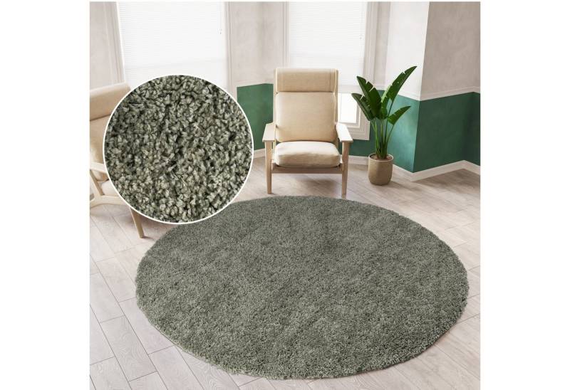 my home Teppich Viva Teppich rund, rund, Höhe: 45 mm, Uni-Farben, einfarbig, besonders weich und kuschelig my home Teppich Viva Teppich rund, rund, Höhe: 45 mm, Uni-Farben, einfarbig, besonders weich und kuschelig von my home