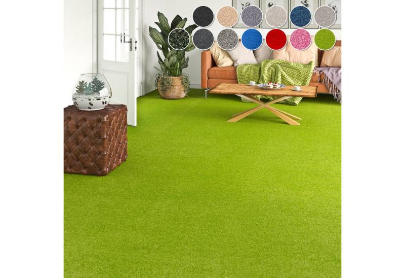 my home Teppichboden Zephyra, Schlinge, Made in Netherlands, rechteckig, Höhe: 8 mm, Uni Farben, Breite 400 cm, strapazierfähig, Wohnzimmer, Schlafzimmer von my home