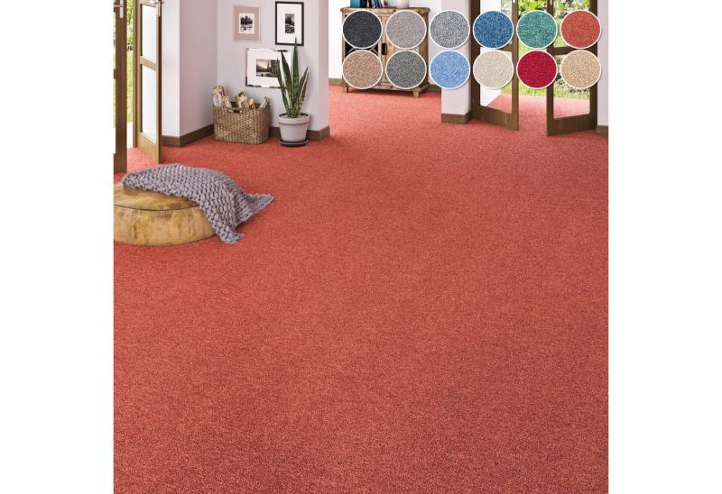 my home Teppichboden Fortis, Schlinge, Made in Netherlands, rechteckig, Höhe: 5 mm, meliert, Breite 400 cm, Wohnzimmer, strapazierfähig von my home
