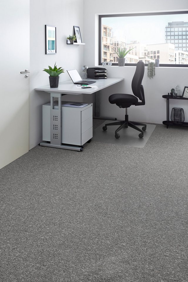 my home Teppichboden melierte Schlinge Carolina, Made in Netherlands, rechteckig, Höhe: 6,5 mm, Breite 400 & 500 cm, robust, pflegeleicht, normale Beanspruchung von my home