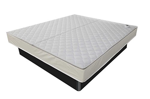 Dual (2 Kammern) Softside Wasserbett Komplett inkl. Unterbau (Podest) (20222) von my-waterbed