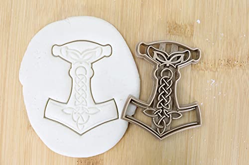 Mjölnir cookie cutter Fondant Keksstempel/Ausstechform keksausstecher PLA ca.8cm von my3dbase