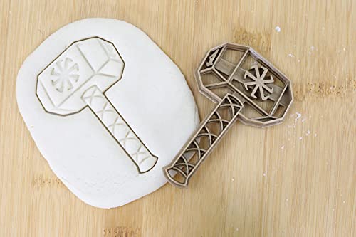 Thors hammer cookie cutter Fondant Keksstempel/Ausstechform keksausstecher PLA ca.8cm von my3dbase