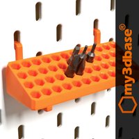 Bit Mount For Skadis Ikea Pegboard Compatible von my3dbase