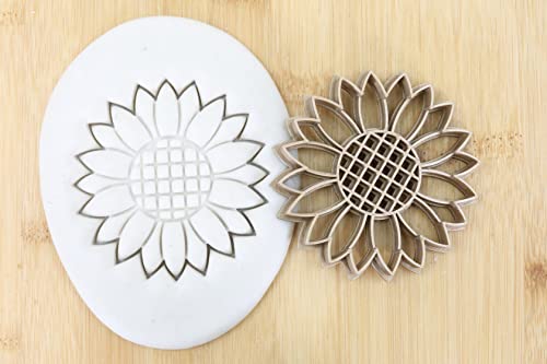 Blumen Sonnenblume Cookie Cutter Fondant Keksstempel/Ausstechform Keksausstecher Plätzchen ca. 8cm von my3dbase